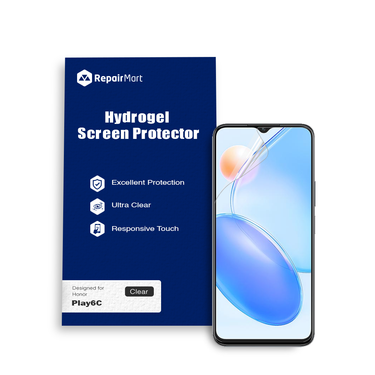 Honor Play6C Compatible Premium Hydrogel Screen Protector With Full Coverage Ultra HD